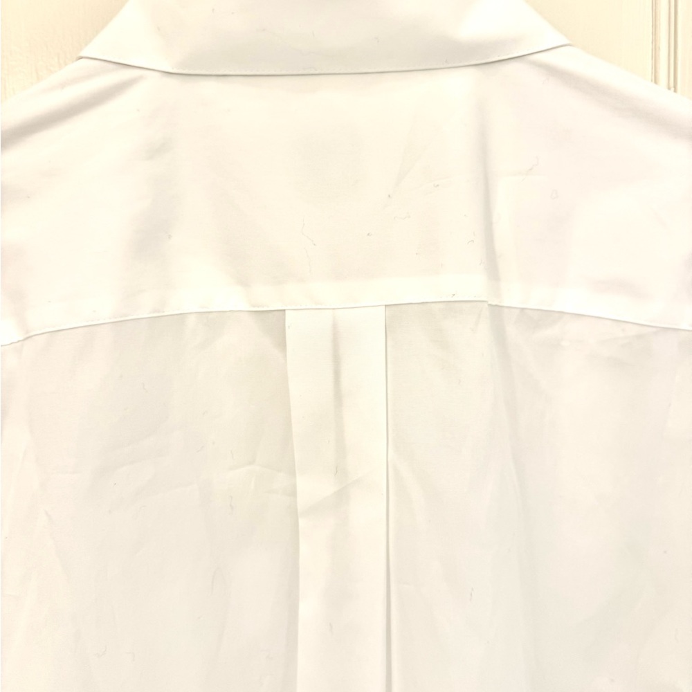 BURBERRY Optic White Cotton Shirt – NWT | Classic Luxury Staple - Picture 9 of 12